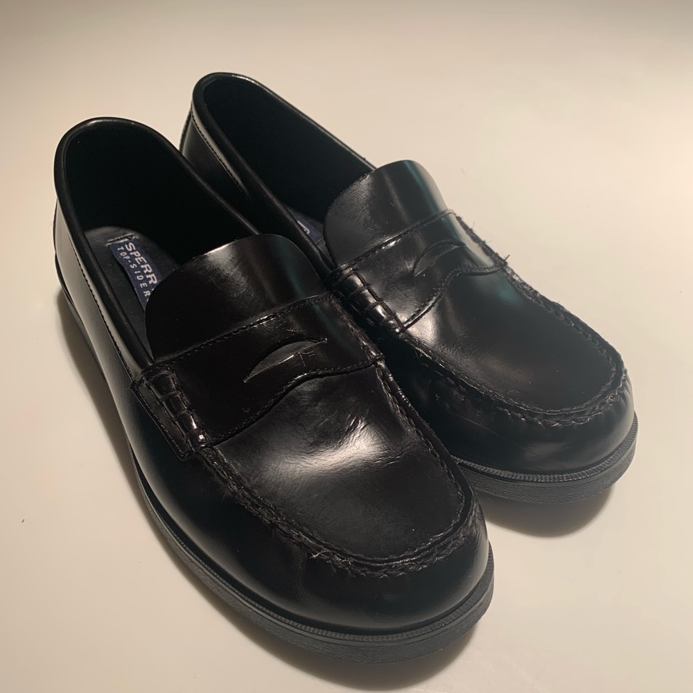 Sperry Colton Penny Loafer Boys Wide